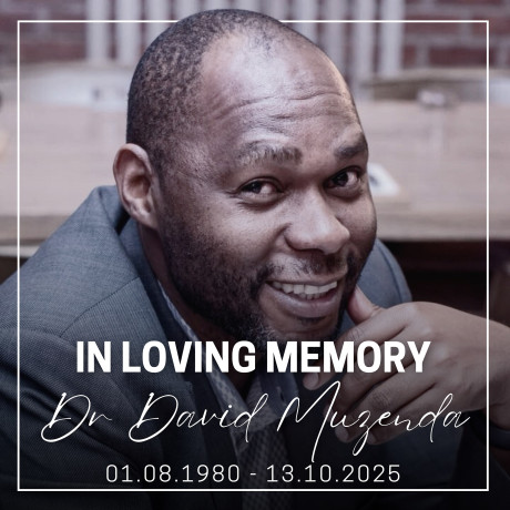 In Memoriam: Dr. David Muzenda